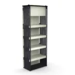 scaffale da terra in legno